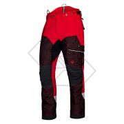 AT4080 RE - Pantalone antitaglio Deep Forest Classe 1 (20 ms) - Rosso - Taglia 2XL (Regular)