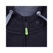 AT5020 BK - Felpa con cappuccio full-zip - Nero - Taglia L