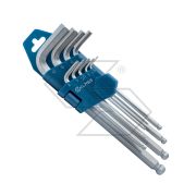 Set Of 9 Hex Wrenches With Ball For Allen Screws