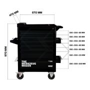 Carrello 7 scomparti  WGB - 1420370