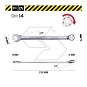 14 Mm Long Combination Wrench Wgb - 2341403