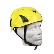 Yellow Safety Helmet With Chin Strap